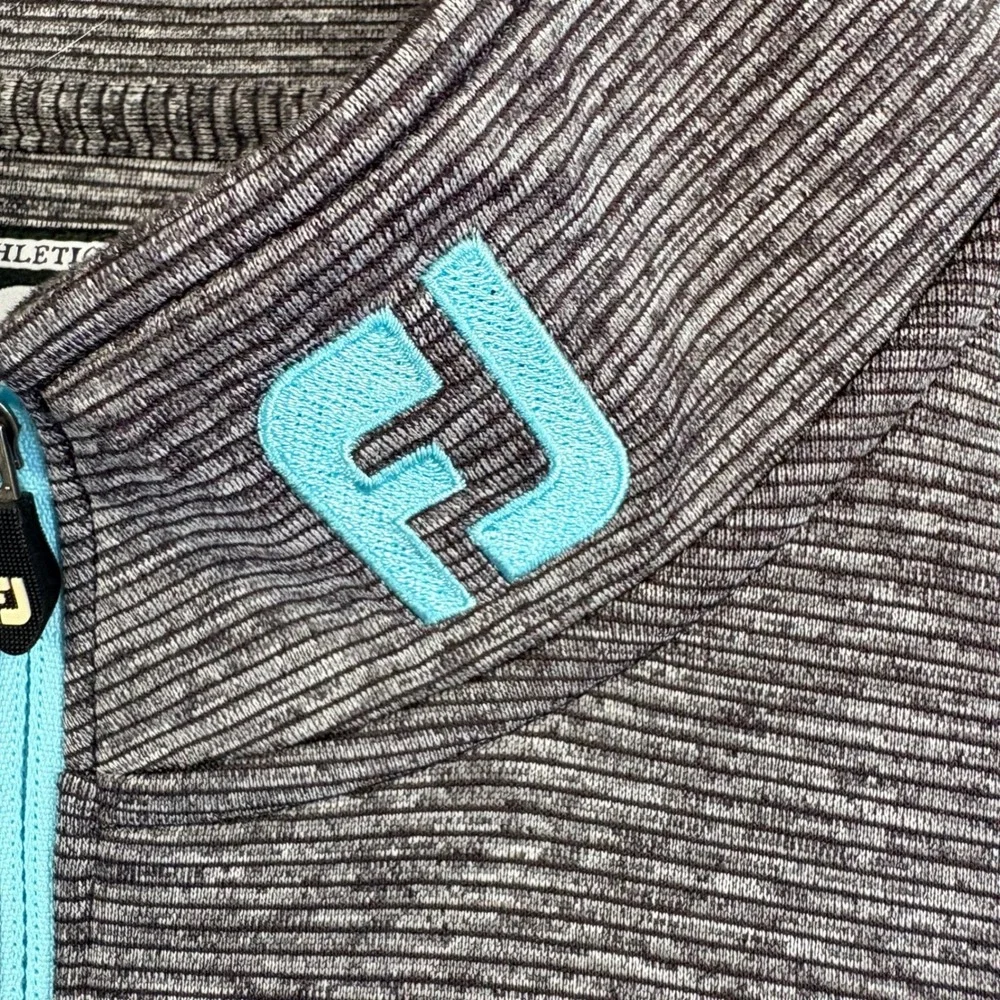 FOOT JOY FJ Men XL Approach Quarter-Zip Performance Pullover DUNDONALD LINKS EUC
